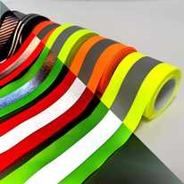 Fita refletiva para passar a ferro para roupas